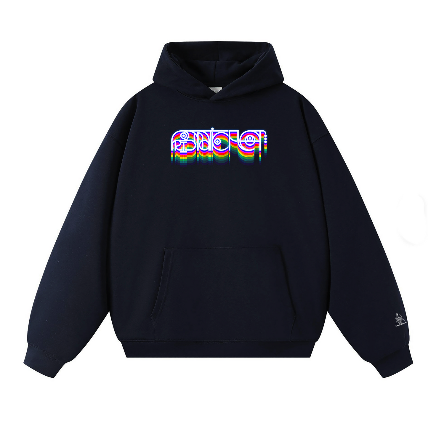 Prismatic Fleet Pullover Hoodie - Black