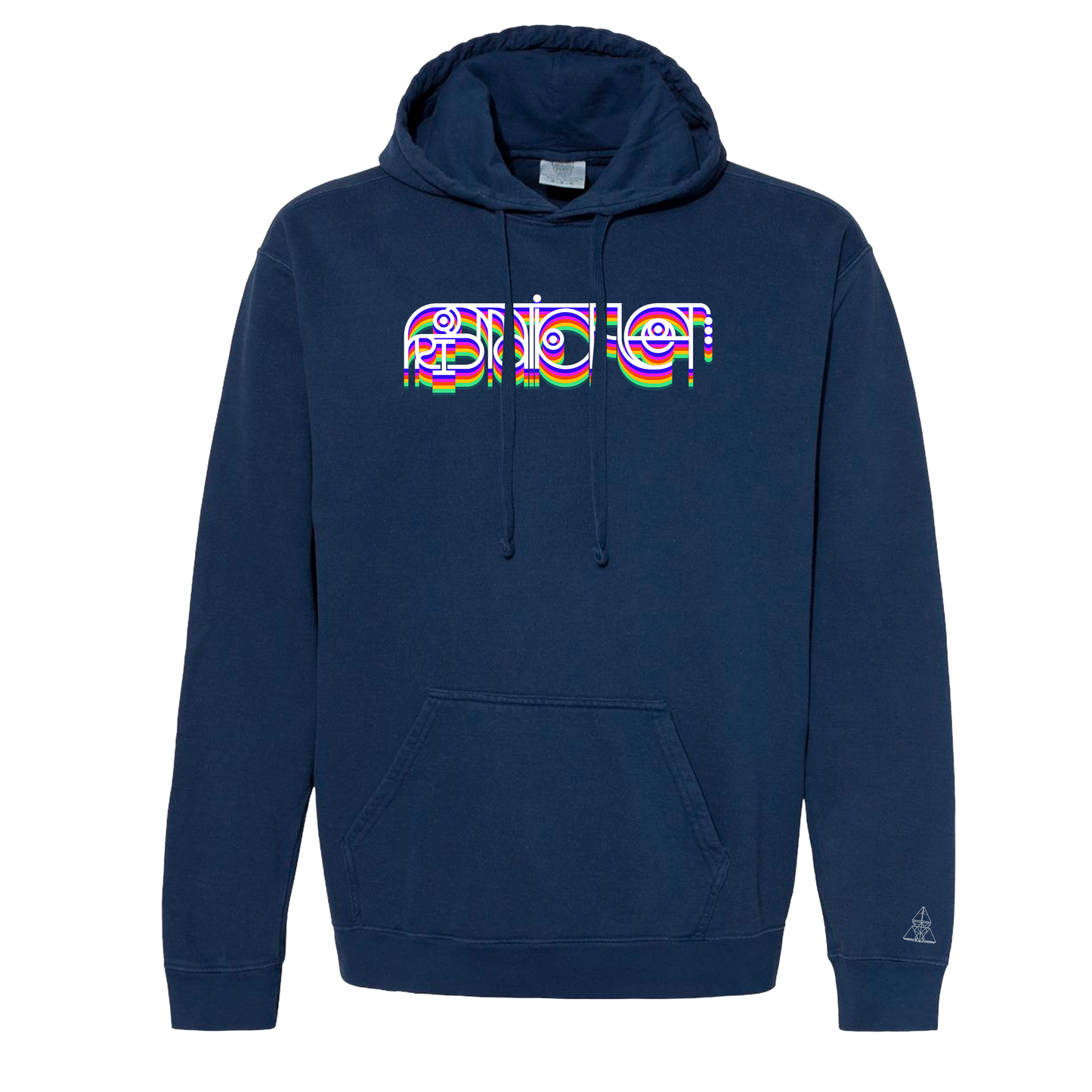 Prismatic Fleet Pullover Hoodie - Midnight Navy